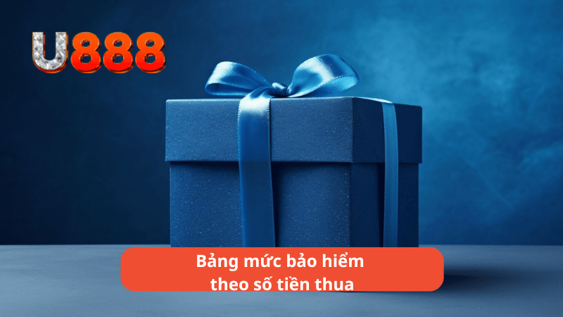 Bảng mức bảo hiểm theo số tiền thua