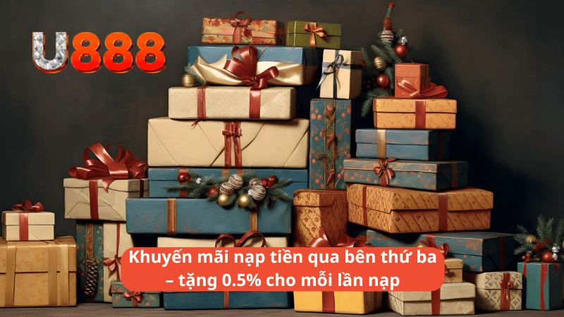 Khuyến mãi nạp tiền qua bên thứ ba – tặng 0.5% cho mỗi lần nạp