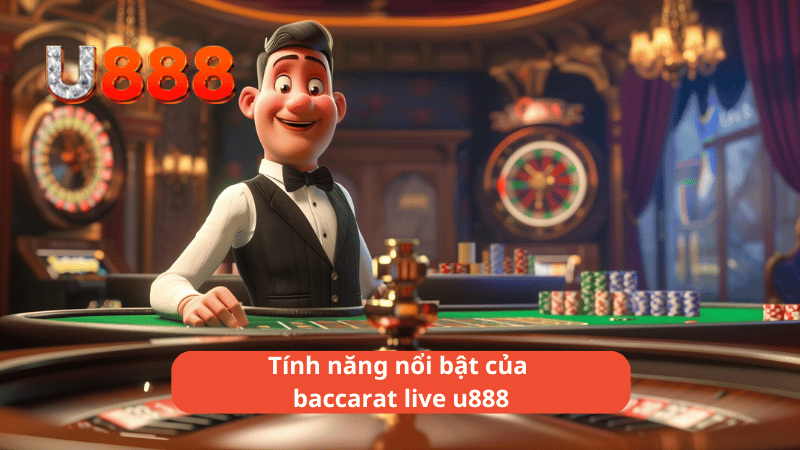 Tính năng nổi bật của baccarat live u888